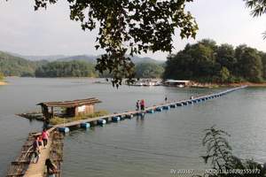上犹陡水湖游岛亲水游岛休闲一日游 陡水湖鱼宴 赣南树木园
